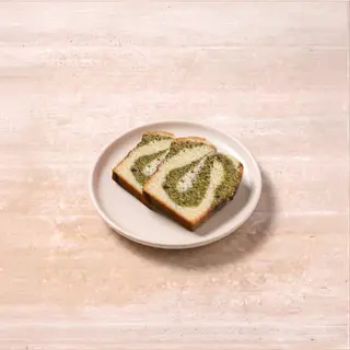 frankie's matcha plumcake
