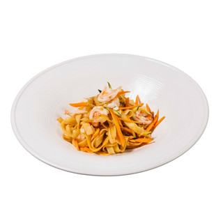 263. Tagliatelle con Gamberi