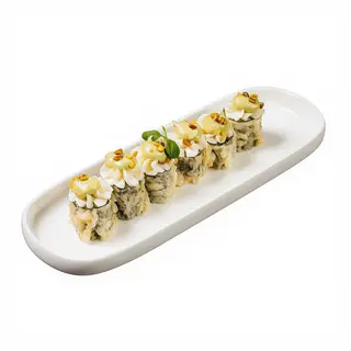 134. Pistacchio Tempura Maki 6 pz