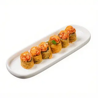 136. Kataifi Tempura Maki 6 pz
