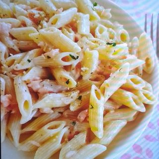 Pasta salmone e panna
