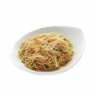 90. Spaghetti di riso con verdure