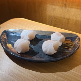 Ravioli di gamberi al vapore