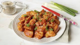 Pollo in salsa agrodolce