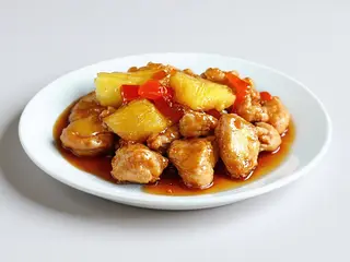 Pollo con ananas