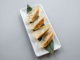 ravioli pollo piastra