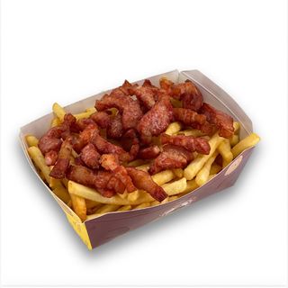 Patatine fritte e bacon