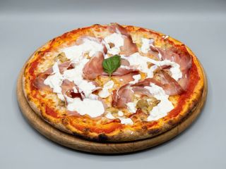 Burrata, speck e porcini