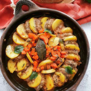 Tagine vitello con verdure