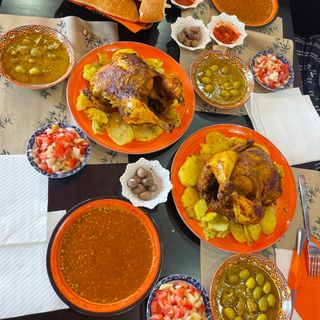 Pollo arrosto intero