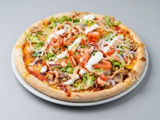 Pizza kebap completa