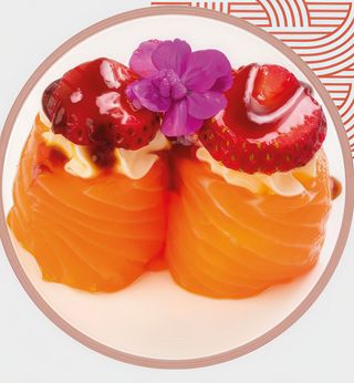 Gunkan fragola - 2 pezzi