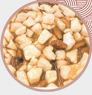 Pollo e mandorle - 1 porzione