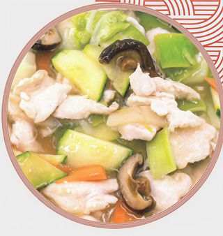 Pollo con verdure - 1 porzione