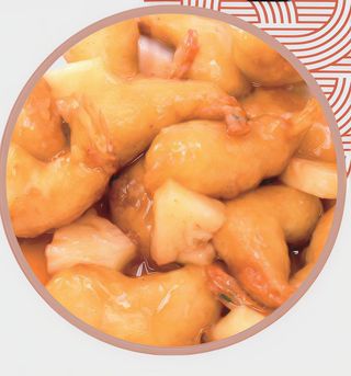 Gamberi agrodolce - 1 porzione