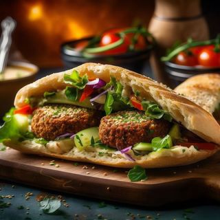 Panino falafel