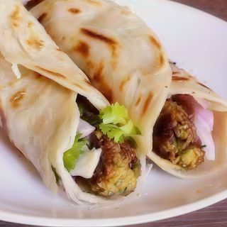 Menù seekh kebab roll