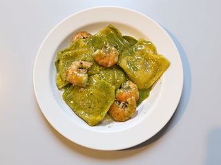 Ravioloni di baccalà