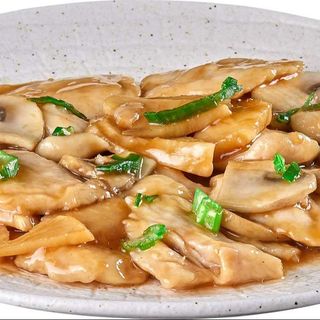 Pollo con Bambù e Funghi