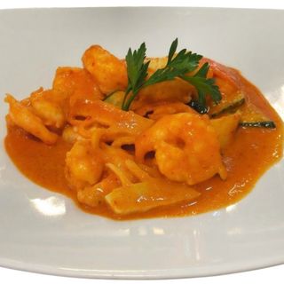 Gamberi Curry tailandese