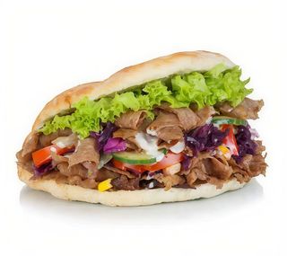 Panino doner kebap