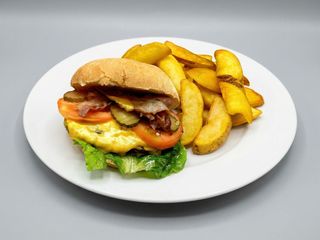 Classic con patatine fritte