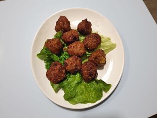 73. Polpette carne fritto炸丸子