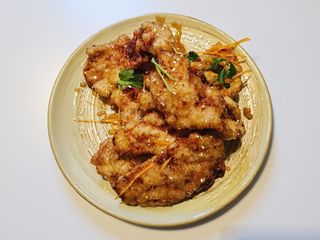 63. Maiale fritto con salsa dolce锅包肉