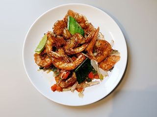 75. Gamberi sale e pepe椒盐虾