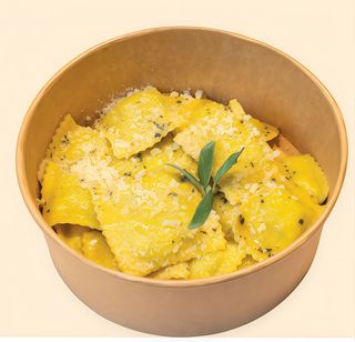 7. Ravioli ricotta e spinaci  