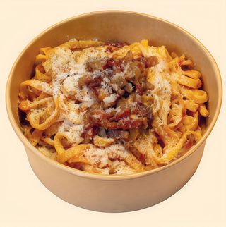 6. Fettuccine all'amatriciana 