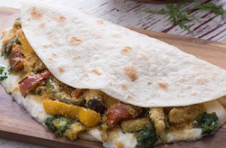 Piadina specialità di verdure