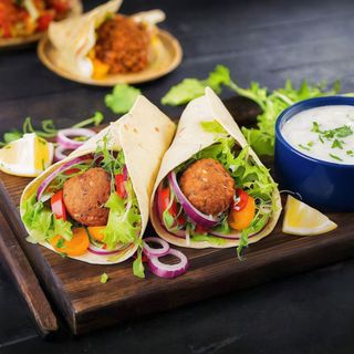 Piadina falafel