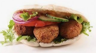 Panino falafel