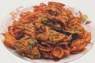 Pakora al piatto