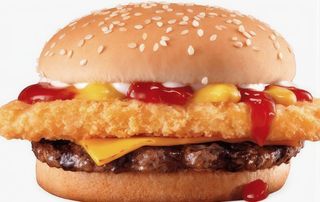 Menù panino pounder hashbrown