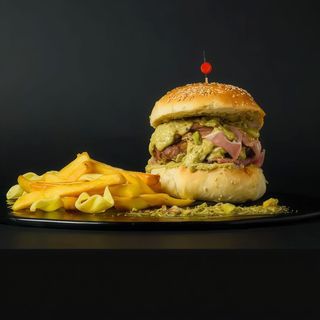 Hamburger pistacchioso