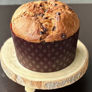 Panettone con gocce di cioccolato