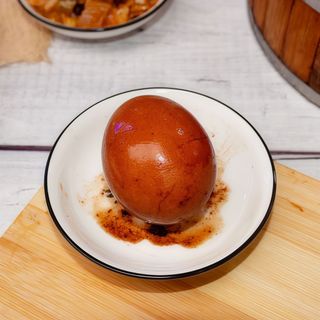 Uovo al vapore al tè