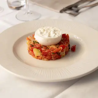 Panzanella e burratina