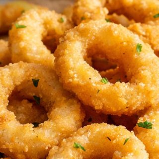 Anelli di calamari fritti in pastella Media 7pz