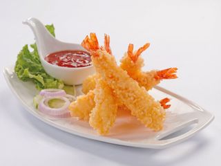 Gamberi in Tempura