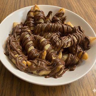 Angioletti con Nutella