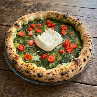 Pizza al pesto