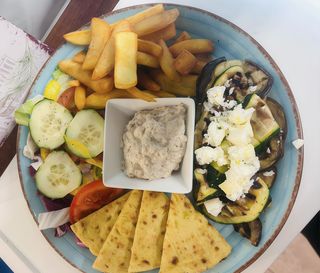 Pita Vegetariana + bibita