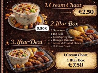 Iftar menu