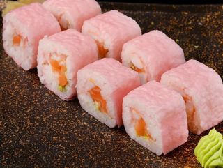 H9. Hoso soy salmone - 8 pezzi