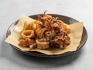 Frittura di calamari e gamberi