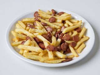 Patatine con wurstel