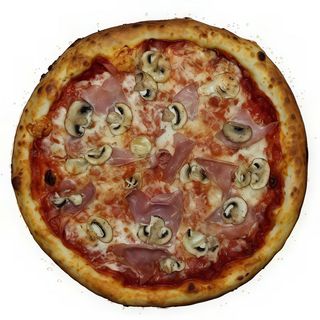 Pizza prosciutto e funghi